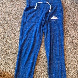 Blue nike joggers